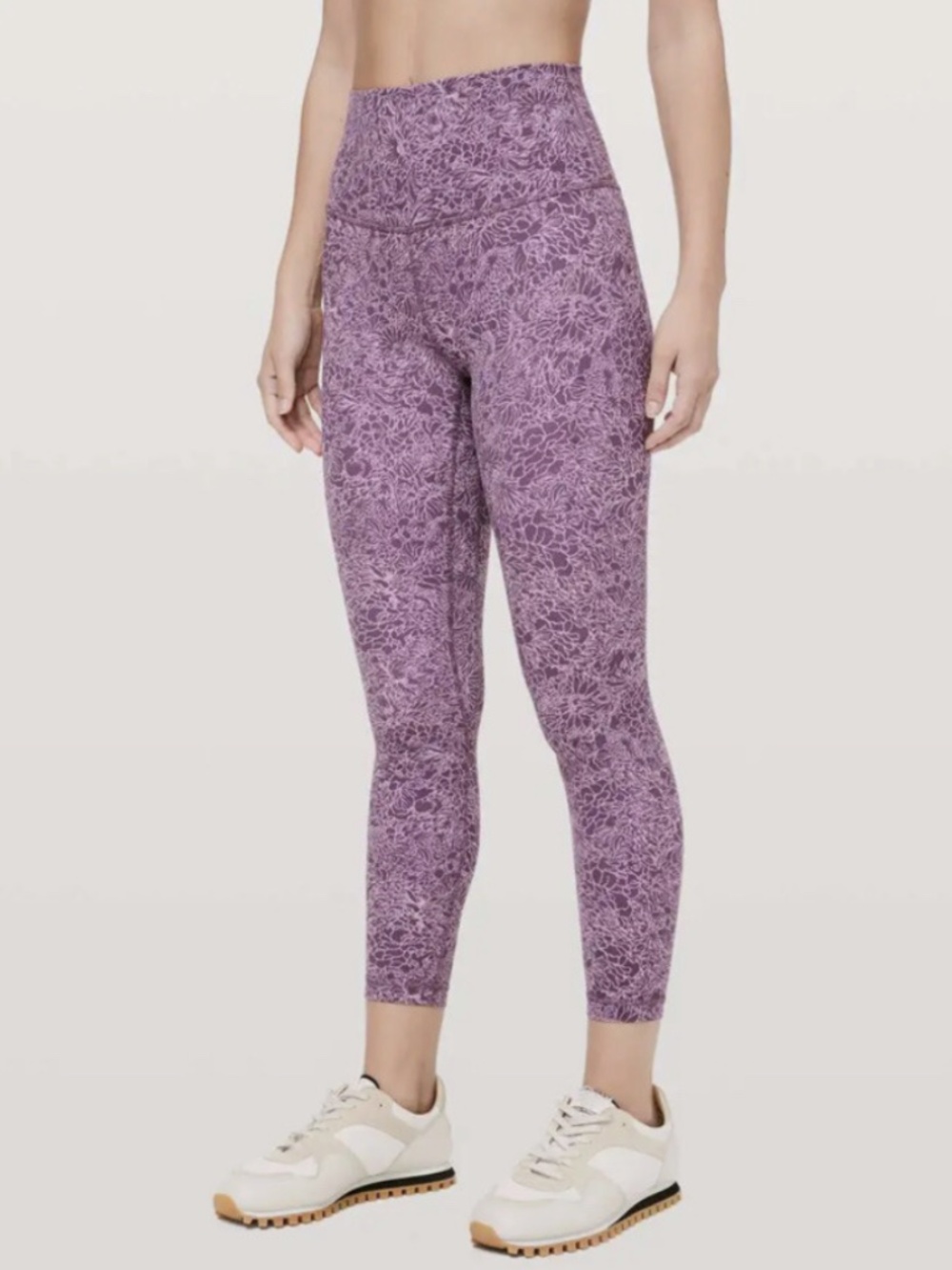 Lululemon Align Pant II Lavender Arabesque Antoinette Smoky Quartz Floral | 6